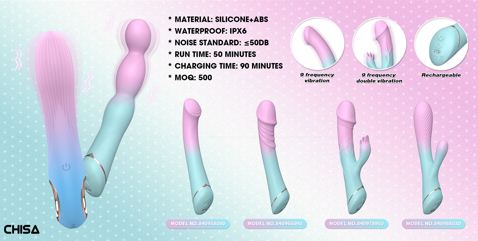  Gradient Color Vibrator 