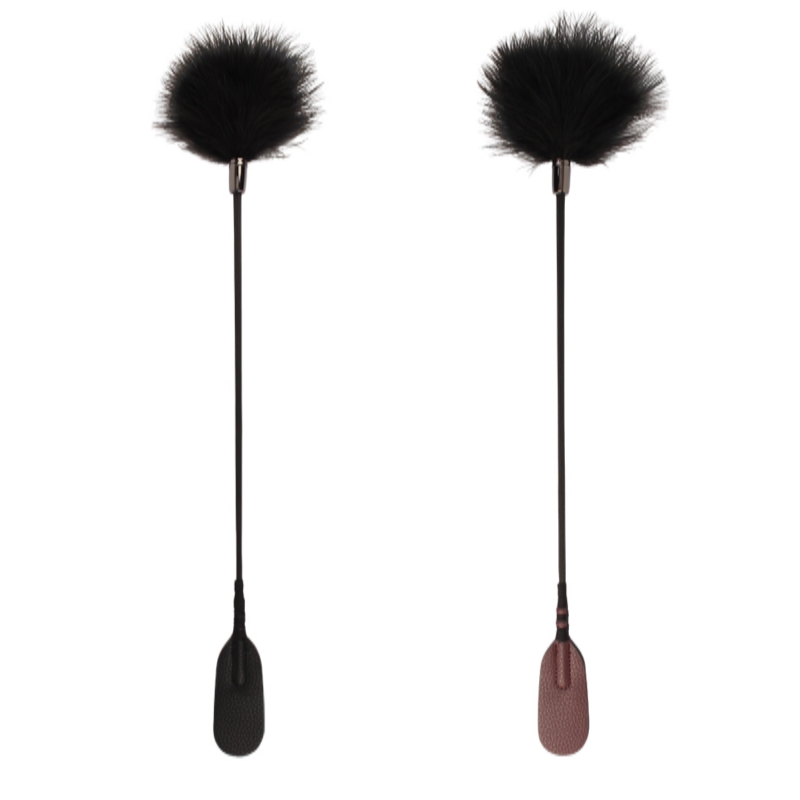 Crop with Tickle Feathers Crinkle Crop with Tickle Feathers Crinkle