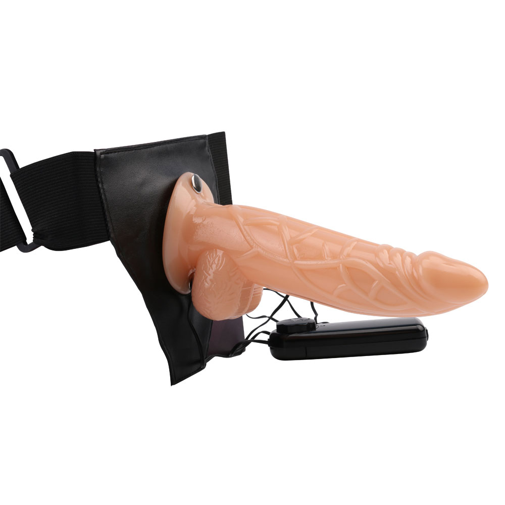 Multi-speed Vibrating Hollow Dildo Strap On