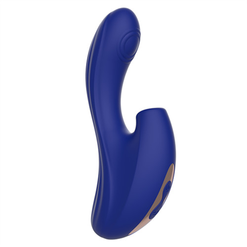 Sucking Tapping Vibrator Blue