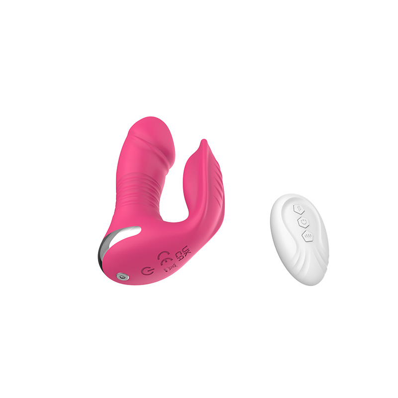 Wearable G-Spot thrusting vibrator