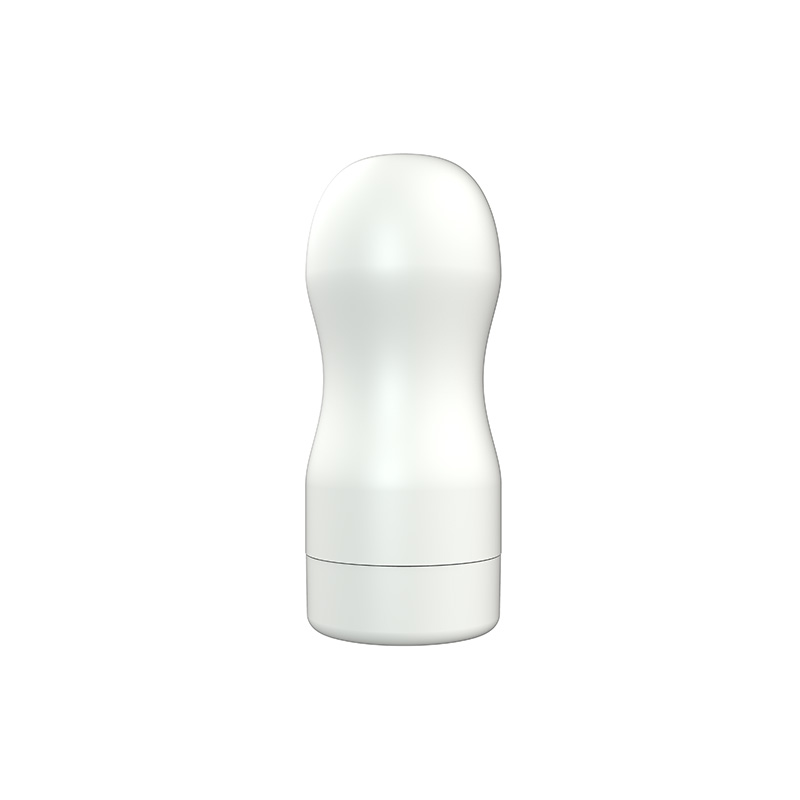 White Shell Masturbator with convex channel